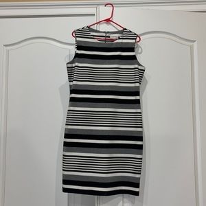 Calvin Klein Dress | horizontal stripes